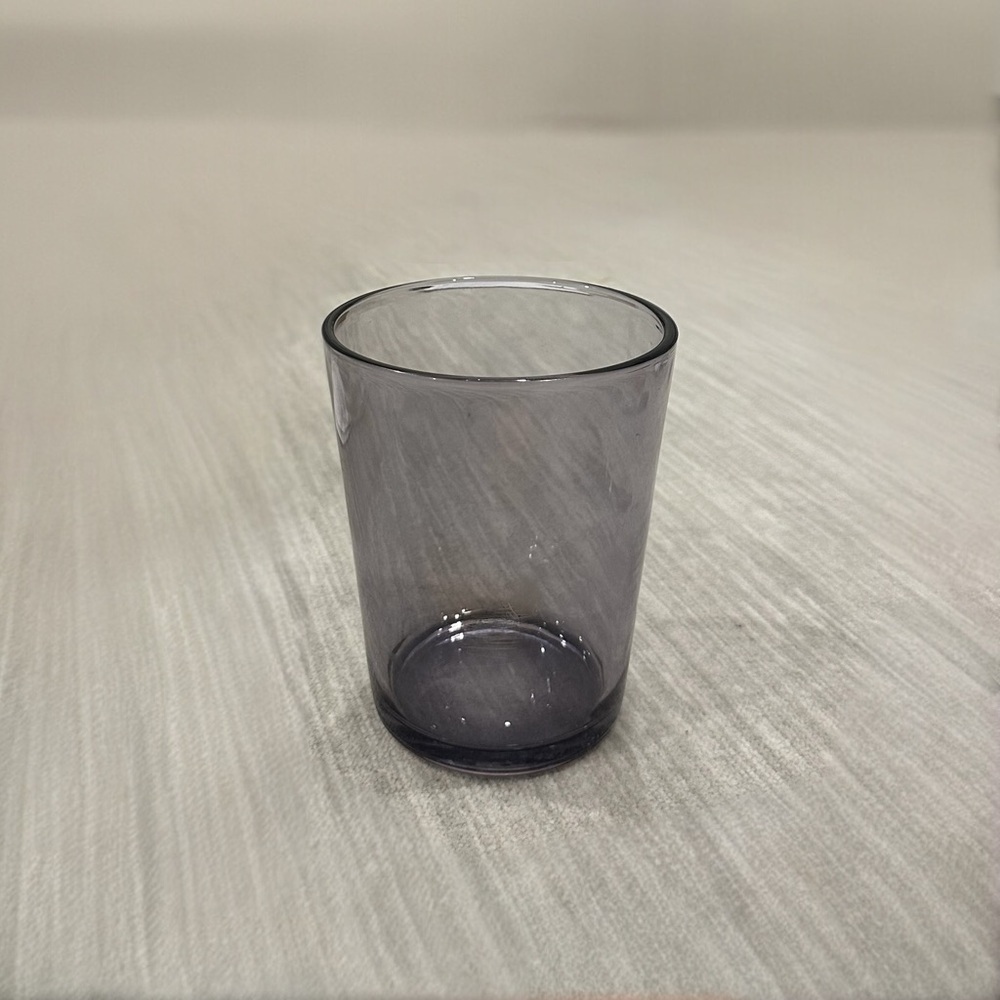 6.5” translucent blue tapered glass vase - Picture 2 of 9